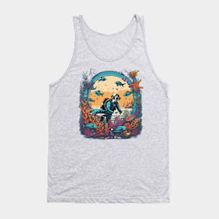 Hawaiian Ocean Dive Summer Colors Tank Top